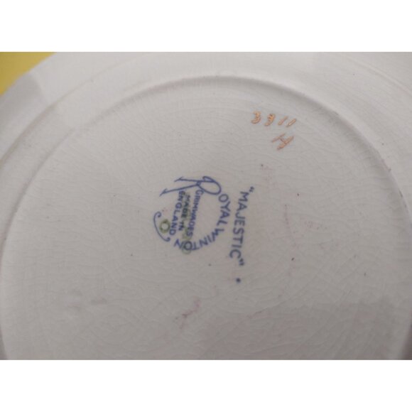 Vintage Royal Winton Grimwades Square 8" Salad Plate 1951 (2piece set) - Picture 8 of 8